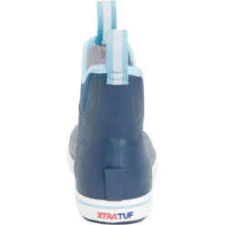 XTRATUF Ladies Navy Ankle Deck Boots XWAB-201 -Ariat Store XWAB201 4 EXTRALARGE