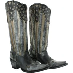 Yippee Ki Yay By Old Gringo Ladies Bloom Stars & Stripes Boots YL470-1 -Ariat Store bloom womens 796299
