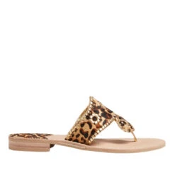 Jack Rogers Ladies Haircalf Leopard Flat Sandals 141211JK01 9 Jack Rogers Ladies Haircalf Leopard Flat Sandals 141211JK01 -Ariat Store jacks 4