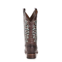 Circle G By Corral Ladies Embroidered Brown & Turquoise Western Boots L5640 -Ariat Store l5640back