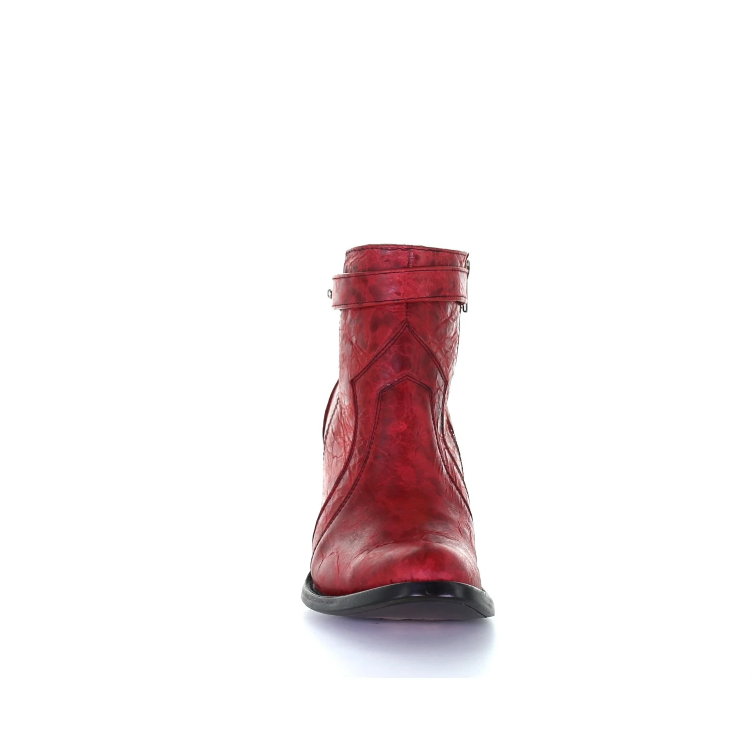 Circle G By Corral Ladies Red Zipper Ankle Boots L5699 6 Circle G By Corral Ladies Red Zipper Ankle Boots L5699 - Image 4