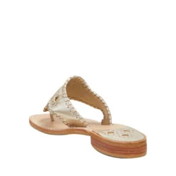 Jack Roger Ladies Slip On Platinum Sandals 1219SN0001042PLTNM -Ariat Store platinum back