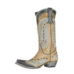 Old Gringo Ladies Quiroga Bone & Turquoise 13" Leather Boots L3547-2 -Ariat Store quiroga5 f20dea8a f23c 46b6 a511 5d663c912c2b