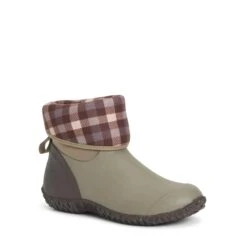 Muck Boot Company Muck Ladies Muckster II Mid Walnut Plaid Waterproof Boots WM2-9PLD -Ariat Store wm2 9PLD 6