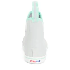 XTRATUF Ladies Waterproof Light Grey Deck Boots XWAB-102 -Ariat Store xwab 102 Back