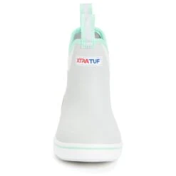 XTRATUF Ladies Waterproof Light Grey Deck Boots XWAB-102 -Ariat Store xwab 102 Front