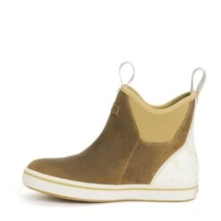 XTRATUF Ladies 6" Tan Leather Ankle Deck Waterproof Boots XWAL-901 -Ariat Store xwal 901 Left